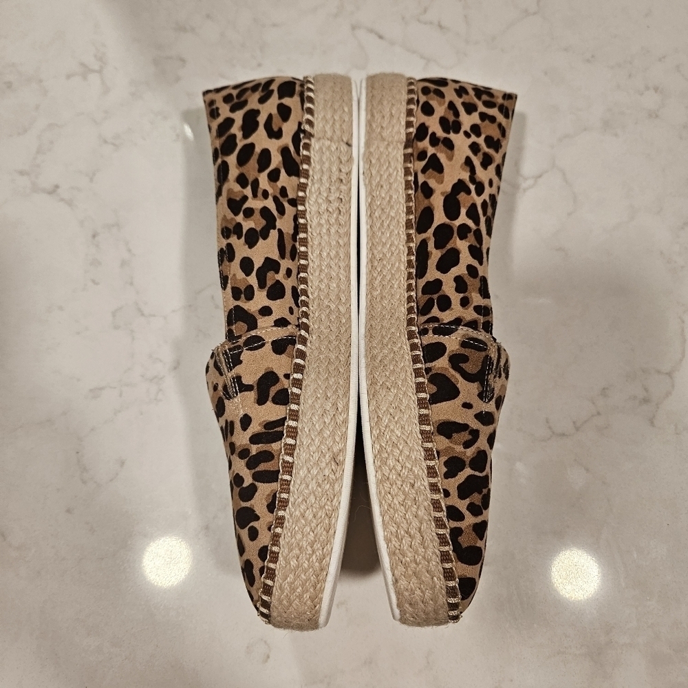 Dr. Scholls Festival Espadrilles Slip On Cheetah Print Slip On Shoes Size 10 - Picture 4 of 10